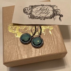 Kirk’s Folly Mystic Dream Lever Back Earrings, NWT, silvertone